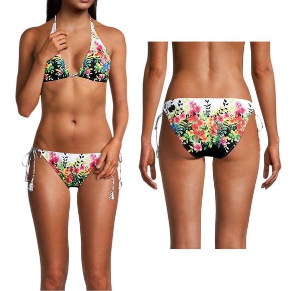 NWT Johnny Was Spring String Bikini Top & Spring String Bikini Bottoms - Picture 14 of 15